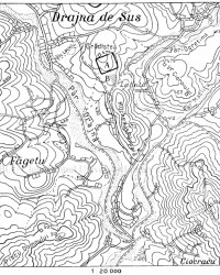 Localizare Castru - Harta 1940